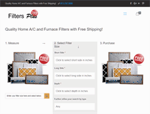 Tablet Screenshot of filtersplus.com